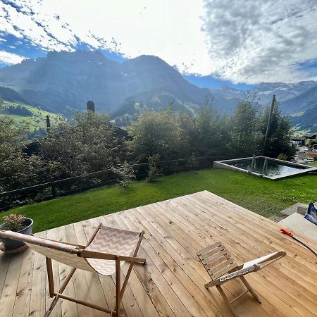 Chalet Sonnenheim, Wohnung Mit Panoramafenster Adelboden Ngoại thất bức ảnh