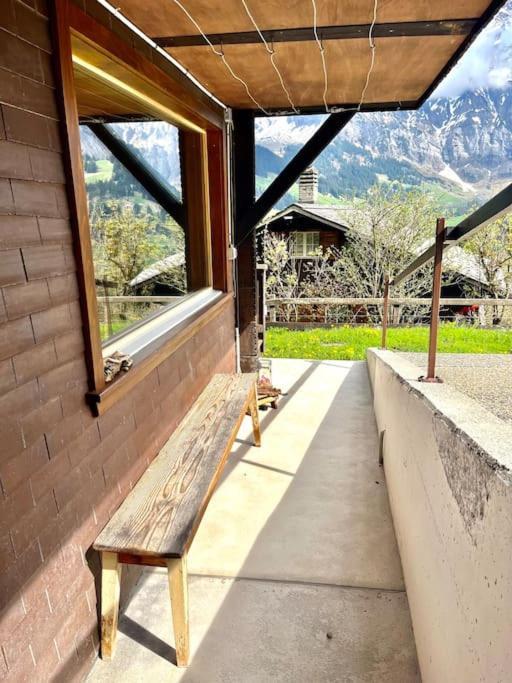 Chalet Sonnenheim, Wohnung Mit Panoramafenster Adelboden Ngoại thất bức ảnh