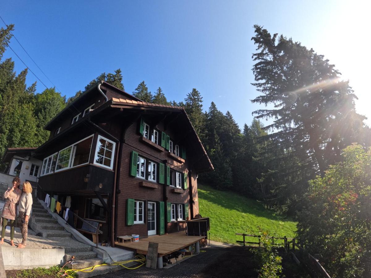 Chalet Sonnenheim, Wohnung Mit Panoramafenster Adelboden Ngoại thất bức ảnh