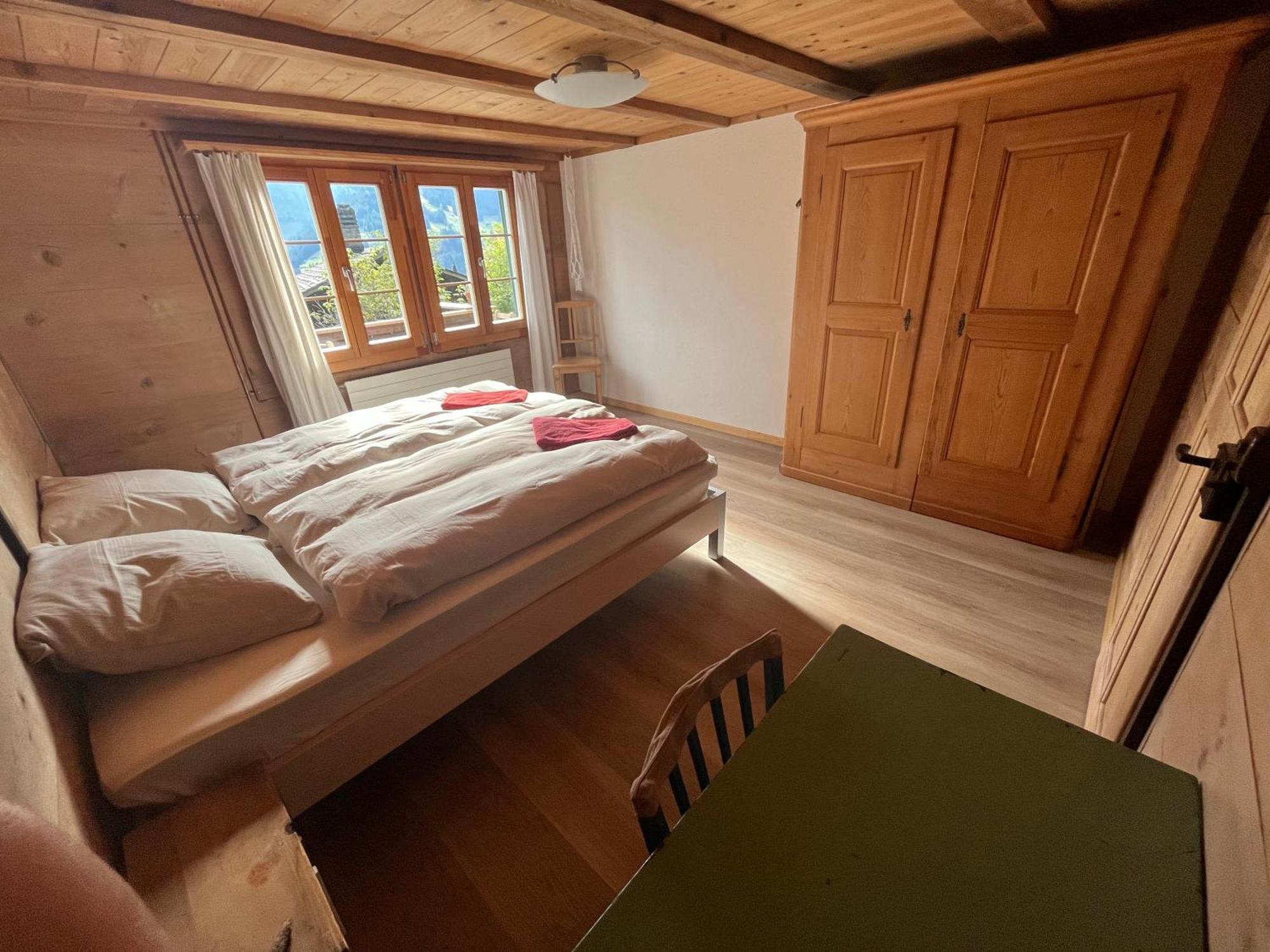 Chalet Sonnenheim, Wohnung Mit Panoramafenster Adelboden Ngoại thất bức ảnh